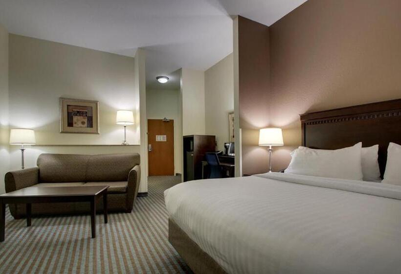 身障者適用キングサイズベッドルーム, Holiday Inn Express Leland Wilmington Area, An Ihg
