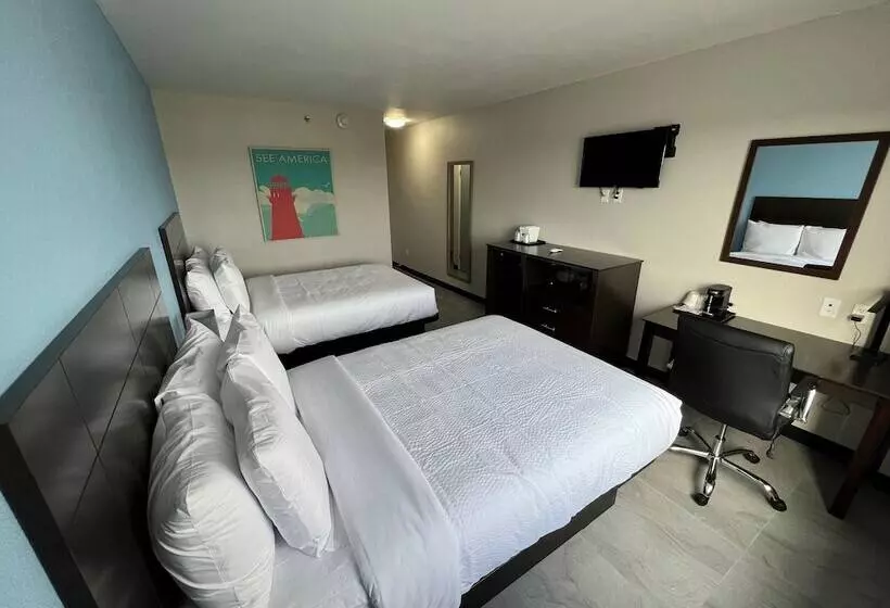 اتاق استاندارد با 2 تخت دوبل, Travelodge By Wyndham Ozone Park