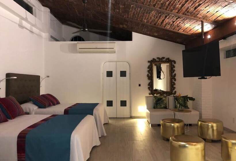 带2个双人床的标准工作室, Los Milagros