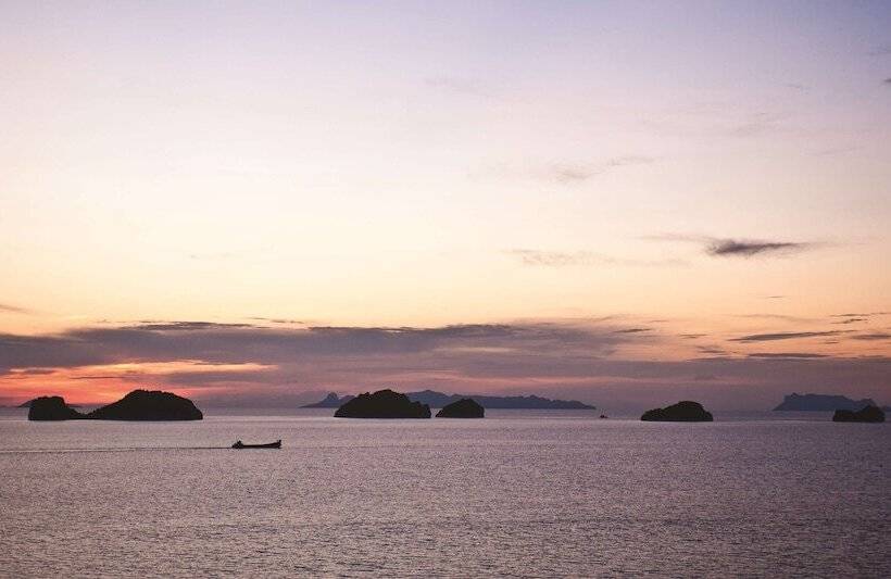 וילת חדר שינה 1 עם נוף לים, Conrad Koh Samui