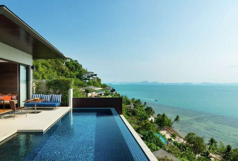 וילת חדר שינה 1 עם נוף לים, Conrad Koh Samui