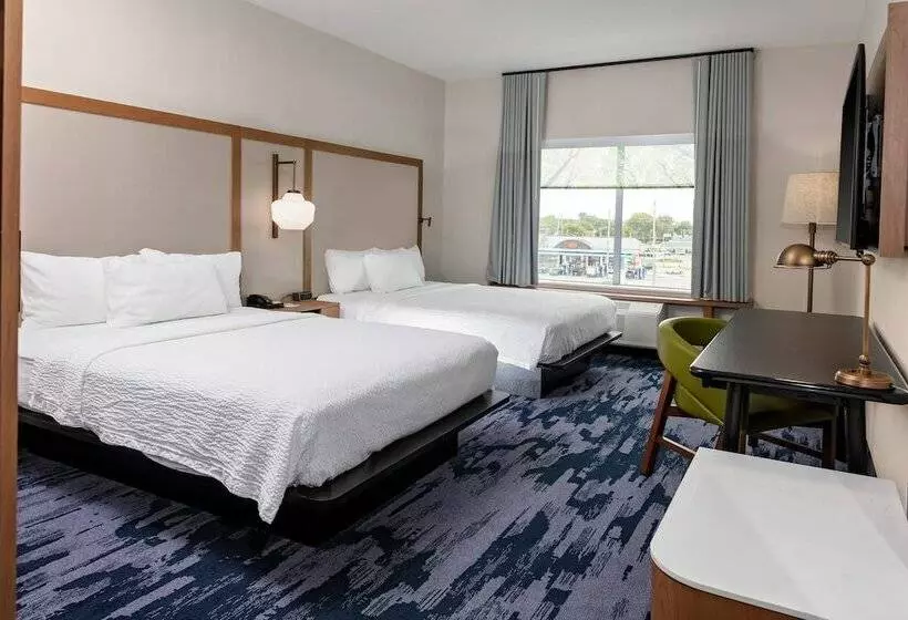 ２ダブルベッドのスタンダードルーム, Fairfield By Marriott Port Clinton Waterfront