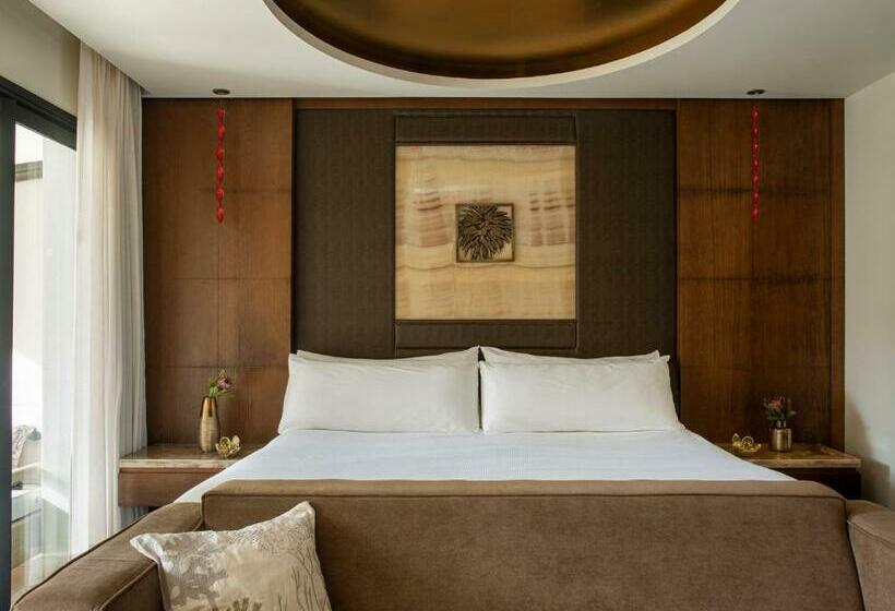 디럭스 룸 측면 바다 전망, Gran Melia Palacio De Isora Resort & Spa