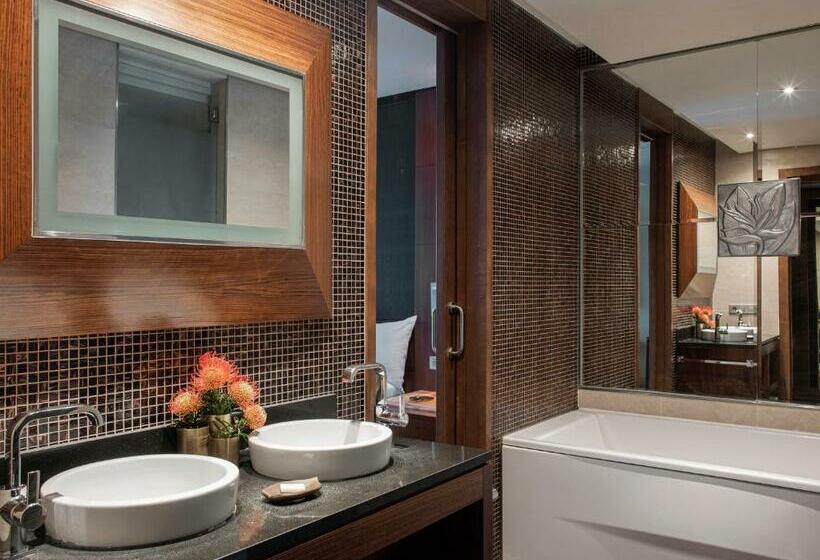 디럭스 룸 측면 바다 전망, Gran Melia Palacio De Isora Resort & Spa