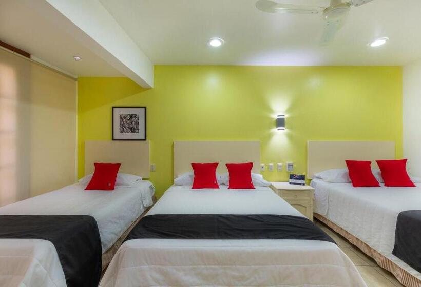 غرفة عائلية, Capital O Oaxaca Guest