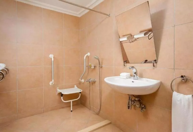 اتاق دلوکس با تخت کینگ و چشم‌انداز شهر, Rixos Almaty