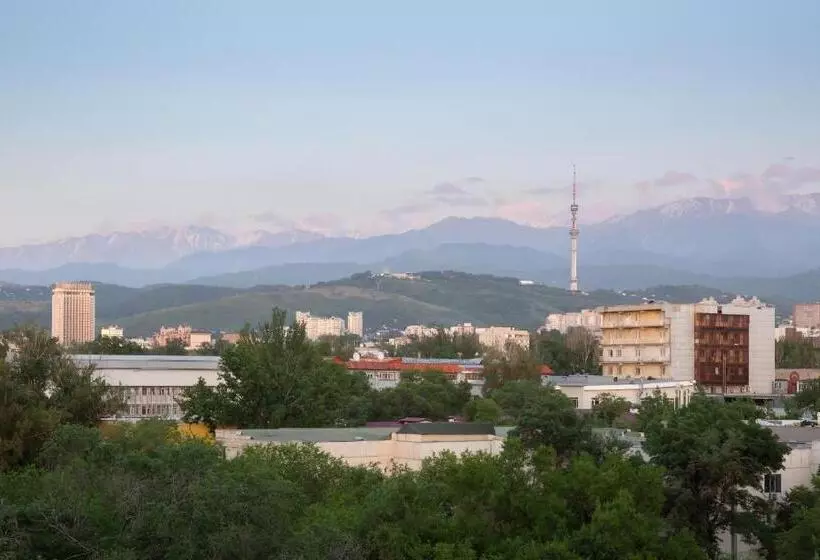 اتاق دلوکس با چشم‌انداز پارک, Rixos Almaty