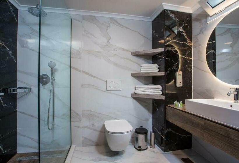 اتاق استاندارد با چشم‌انداز کوهستان, Lindos White Hotel & Suites