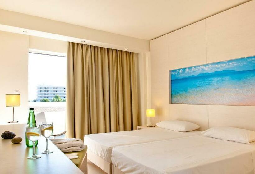 غرفة قياسية مطلة على الجبل, Lindos White Hotel & Suites