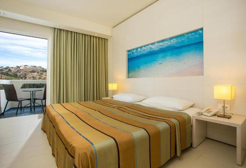 غرفة قياسية مطلة على الجبل, Lindos White Hotel & Suites