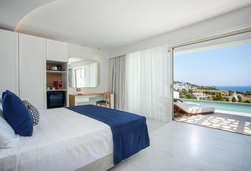 جناح إدارى مطل على البحر, Lindos White Hotel & Suites