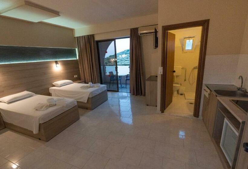 스탠다드 스튜디오 풀장 전망, Rose Hotel Faliraki