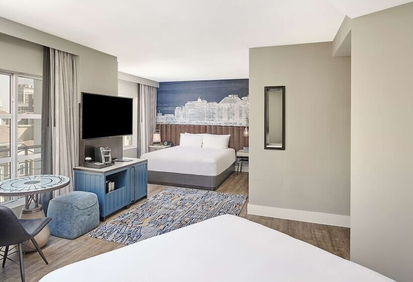 キングサイズベッドのデラックスルーム, Hyatt Centric The Pike Long Beach