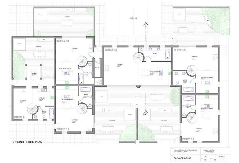 غرفة ديلوكس, Glencoe House