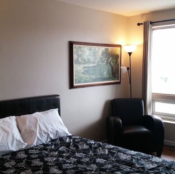 带2个双人床的标准工作室, Towne And Country Motel