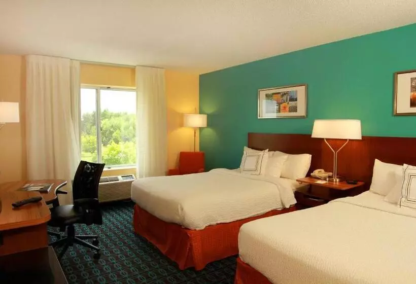 اتاق استاندارد با 2 تخت دوبل, Fairfield Inn & Suites Traverse City