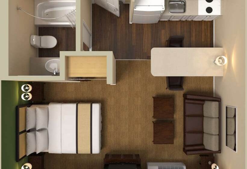 Люкс, Extended Stay America Suites  Philadelphia  Malvern  Swedesford Rd