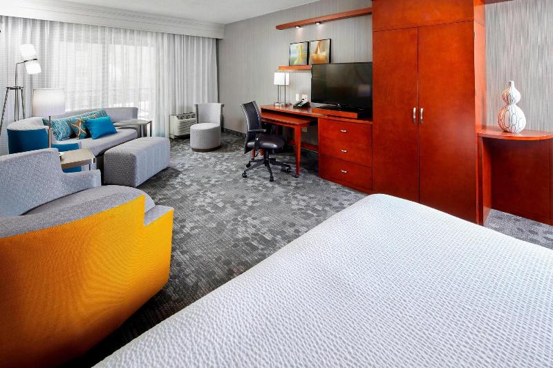 带大床的标准间, Courtyard By Marriott San Antonio Six Flags At The Rim