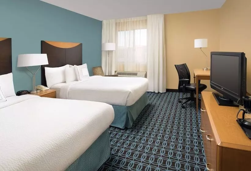 ２ダブルベッドのスタンダードルーム, Fairfield Inn & Suites By Marriott Albuquerque Airport