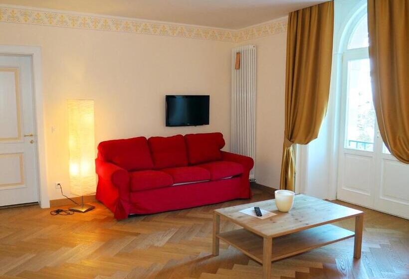 شقة عائلية إطلالة على البحيرة, Maloja Palace