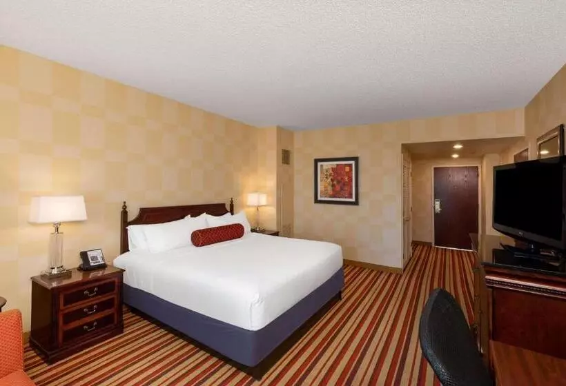 キングサイズベッドのクラブルーム, Wyndham Grand Oklahoma City Downtown