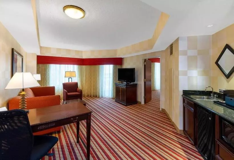 キングサイズベッドのスイートルーム, Wyndham Grand Oklahoma City Downtown