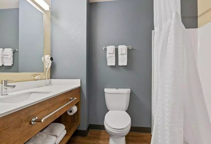 キングサイドベッドのスタンダードワンルーム, Extended Stay America Suites  San Ramon  Bishop Ranch  East