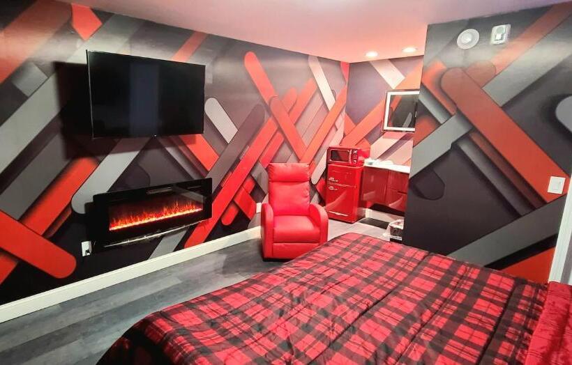 غرفة قياسية سرير كينج, Americas Best Value Inn Providence North Scituate