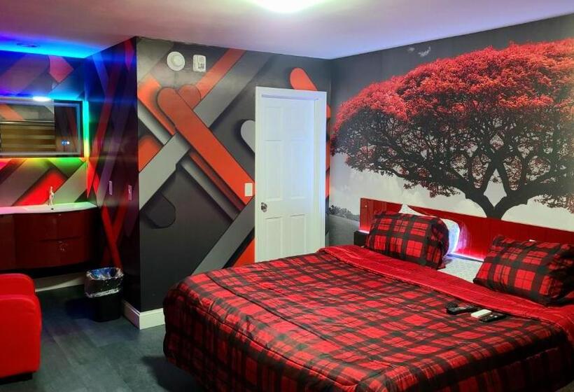 غرفة قياسية سرير كينج, Americas Best Value Inn Providence North Scituate