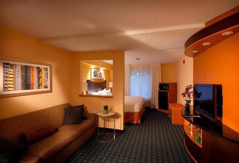 キングサイズベッドのスイートルーム, Fairfield Inn And Suites By Marriott Cincinnati Eastgate