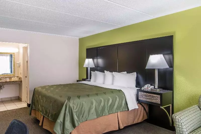 キングサイズベッドのスタンダードルーム, Quality Inn Hinesville   Fort Stewart Area, Kitchenette Rooms   Pool   Guest Laundry