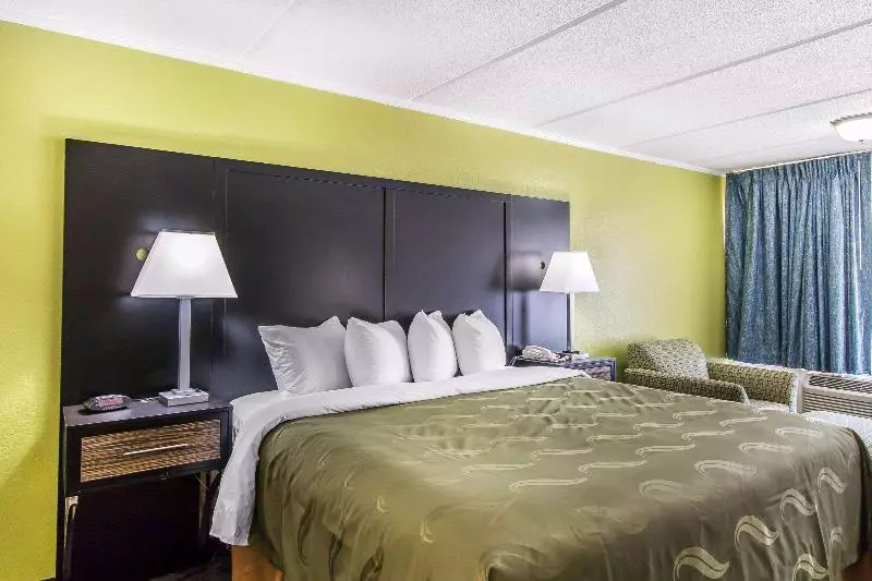 キングサイズベッドのスタンダードルーム, Quality Inn Hinesville   Fort Stewart Area, Kitchenette Rooms   Pool   Guest Laundry