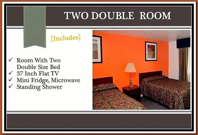 ２ダブルベッドのスタンダードルーム, The Cardinal Inn