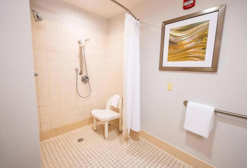 غرفة قياسية سرير كينج لذوى الإحتياجات الخاصة, Courtyard By Marriott Kingston