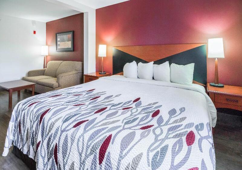 キングサイズベッドのデラックスルーム, Red Roof Inn Etowah – Athens, Tn