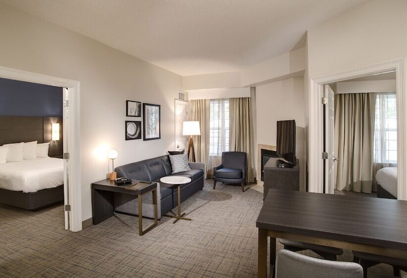 带2个卧室的套房, Residence Inn Columbia Northeast/fort Jackson Area