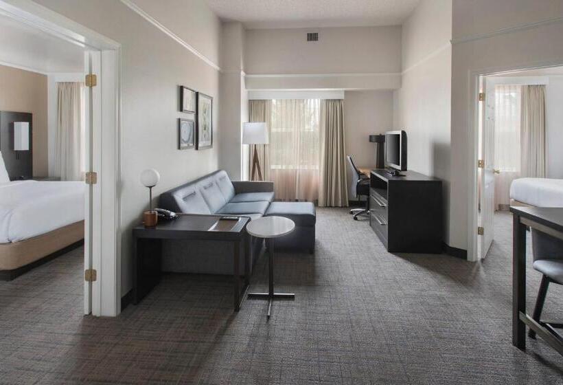 침실 2개 스위트, Residence Inn Silver Spring