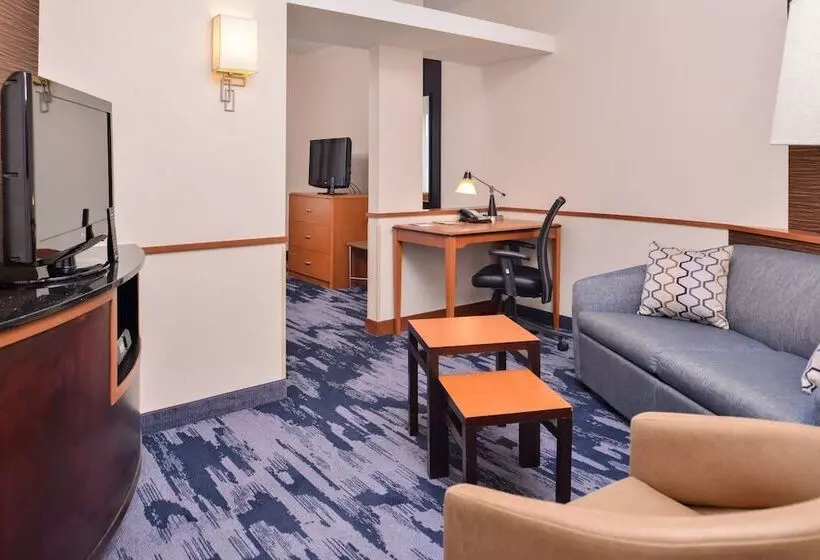 2ダブルベッドのスタンダードルーム, Fairfield Inn & Suites Raleighdurham Airport/brier Creek