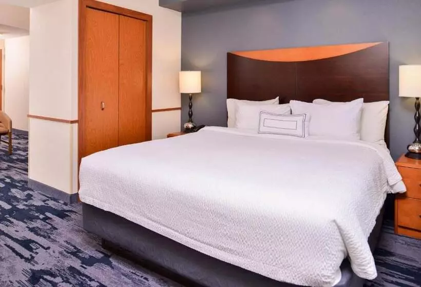 キングサイドベッドのスタンダードワンルーム, Fairfield Inn & Suites Raleighdurham Airport/brier Creek