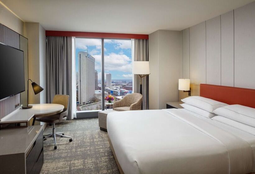 חדר סטנדרט עם מיטת קינג, Hilton Columbus Downtown
