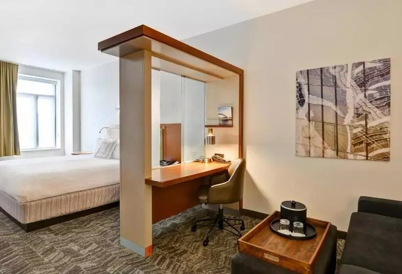 キングサイドベッドのスタンダードワンルーム, Springhill Suites By Marriott Cincinnati Midtown