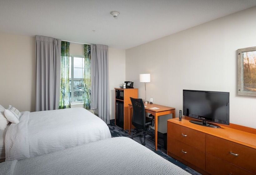 غرفه قياسيه سريرين مزدوجين, Fairfield Inn And Suites By Marriott New Bedford