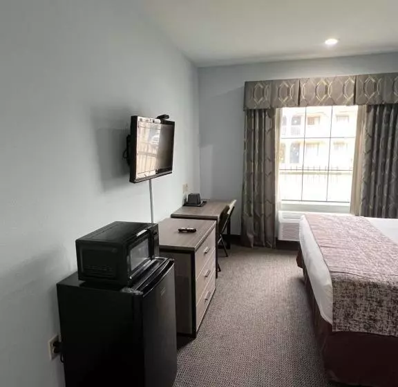 キングサイズベッドのスタンダードルーム, Americas Best Value Inn Sulphur