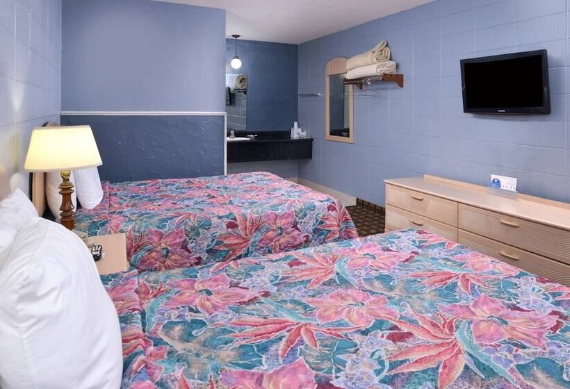 Номер Стандарт 2 Двуспальные Кровати, Americas Best Value Inn & Suites Branson   Near The Strip