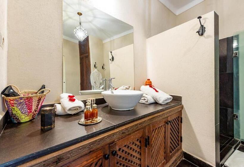 Quarto deluxe, Riad L'orange Bleue