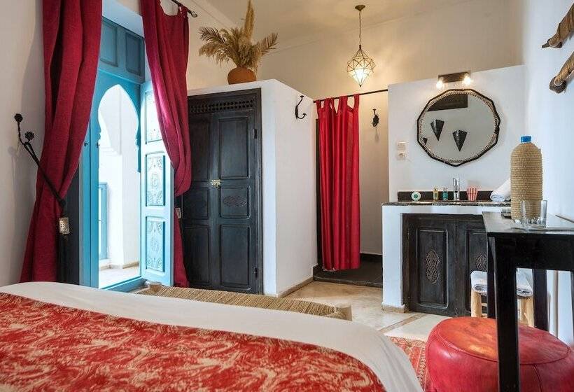 Quarto superior, Riad L'orange Bleue