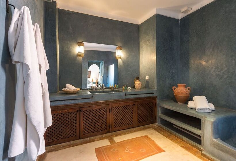 Quarto deluxe, Riad L'orange Bleue