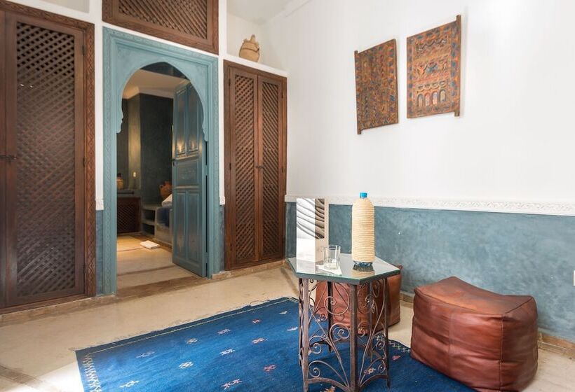 Quarto deluxe, Riad L'orange Bleue