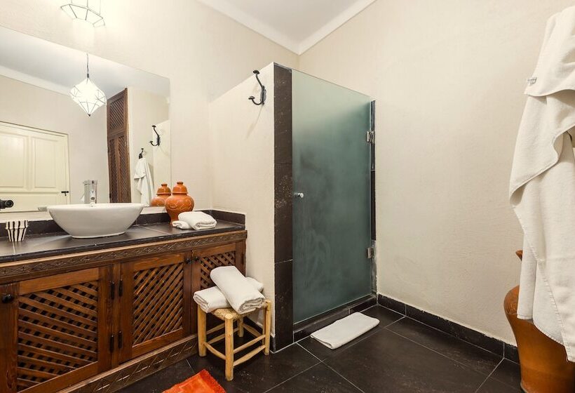 Quarto deluxe, Riad L'orange Bleue