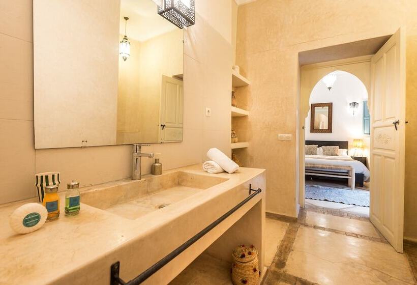 Quarto deluxe, Riad L'orange Bleue